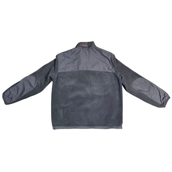 Vtg Polo Ralph Lauren Fleece Full Zip‎ Jacket Black Y2K Polartec Hood Rain Large - Picture 4 of 12